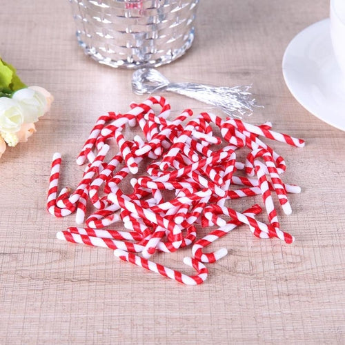 50Pcs/lot Candy Crutch Christmas Tree Decor
