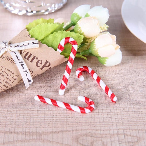 50Pcs/lot Candy Crutch Christmas Tree Decor