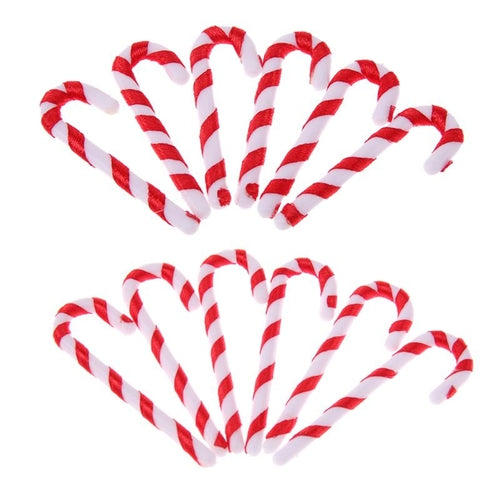 50Pcs/lot Candy Crutch Christmas Tree Decor