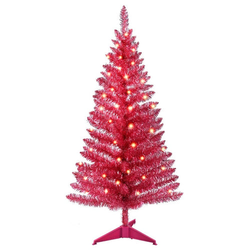 4ft Red Christmas Tree, Christmas Decorations