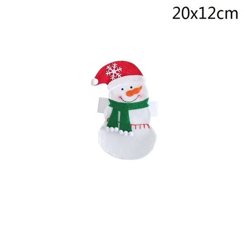 Christmas Wine Bottle Decor Set Santa Claus