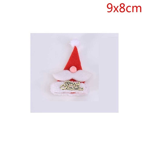 Christmas Wine Bottle Decor Set Santa Claus