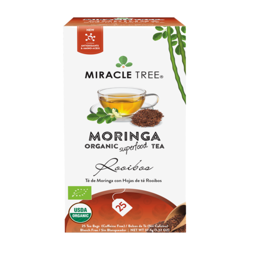 Miracle Tree's Organic Moringa Tea, Rooibos