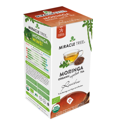 Miracle Tree's Organic Moringa Tea, Rooibos