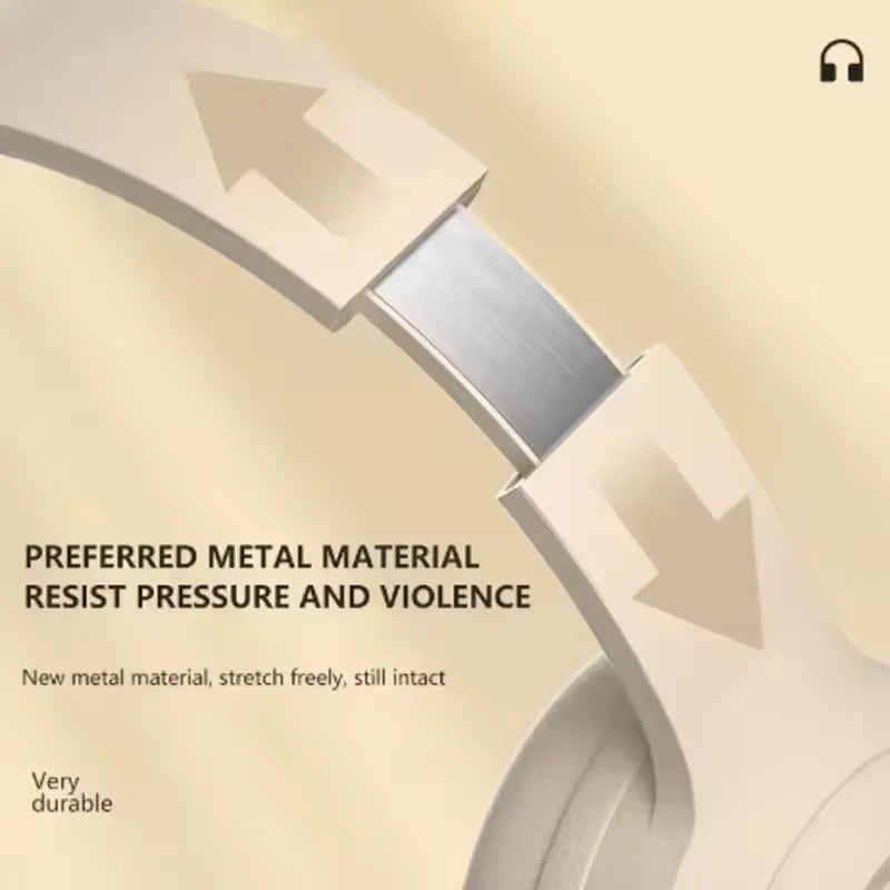 Original Wireless Headsets Bluetooth 5.3 Over-ear Headphone For Samsung iPhone Stereo HiFi Game Earphone With Mic