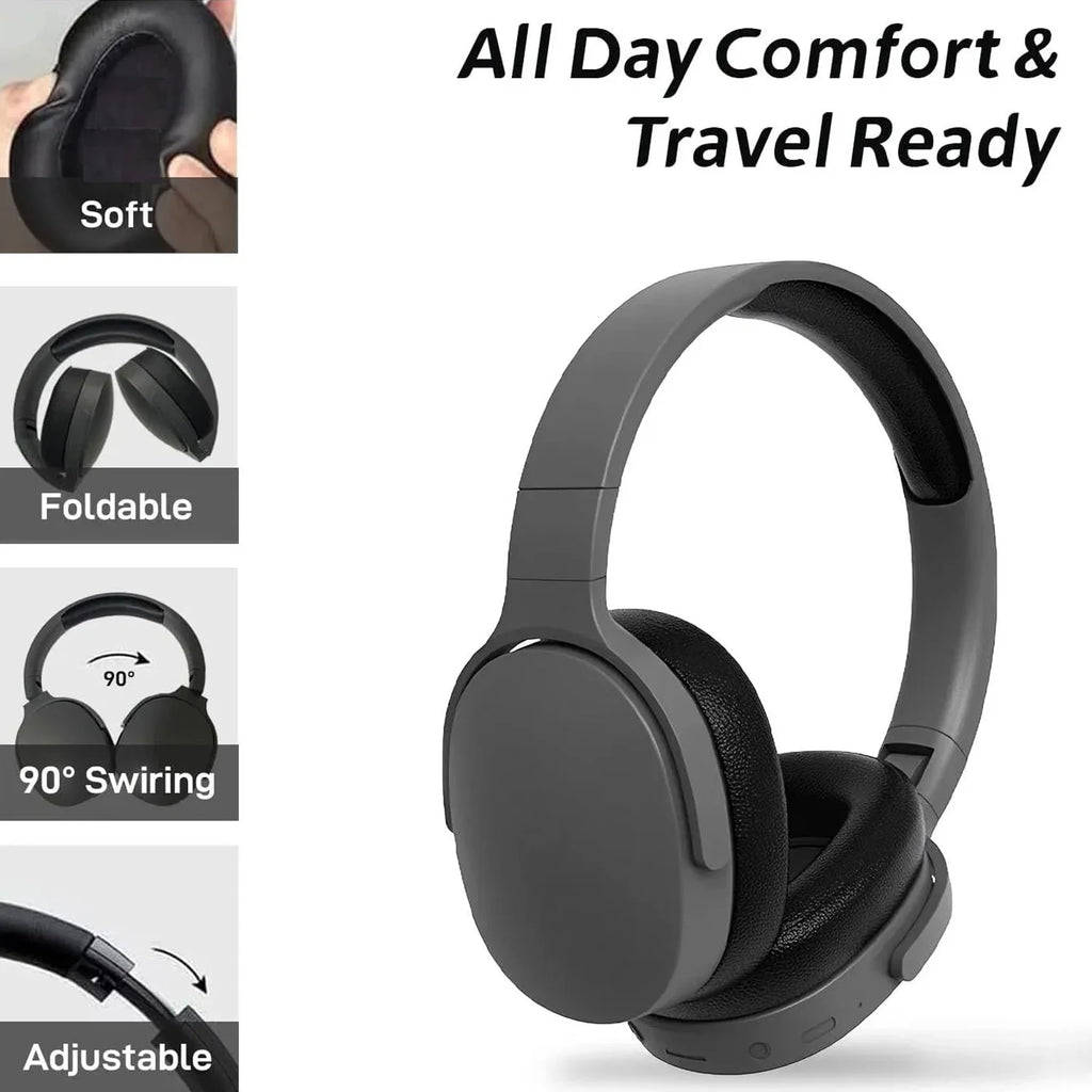 Original Wireless Headsets Bluetooth 5.3 Over-ear Headphone For Samsung iPhone Stereo HiFi Game Earphone With Mic