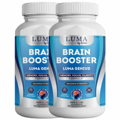 Luma Genius Supplement for Brain Fog, Memory, Mood and Focus - 60 Ct.
